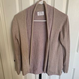 Zara girls light pink/ blush sparkly cardigan